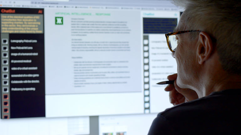 Person using Chatgpt