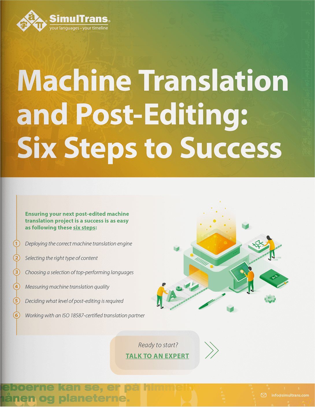 Machine Translation and Post-Editing- Six Steps to Success(1)